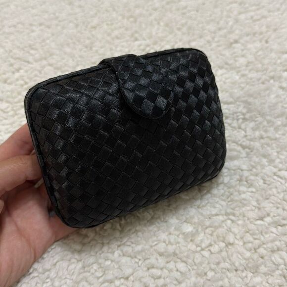 Vintage La Regale Black Crossbody and Clutch - Picture 1 of 10